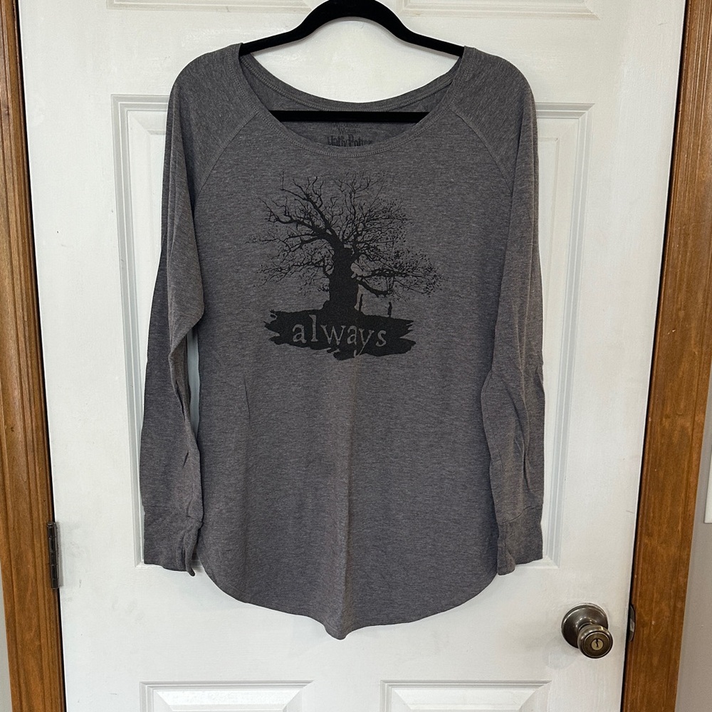 Wizarding World of Harry Potter Long Sleeve “always” Women's Top